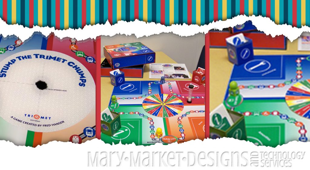 Prototype Board Game & Package Design Mary Market Designs